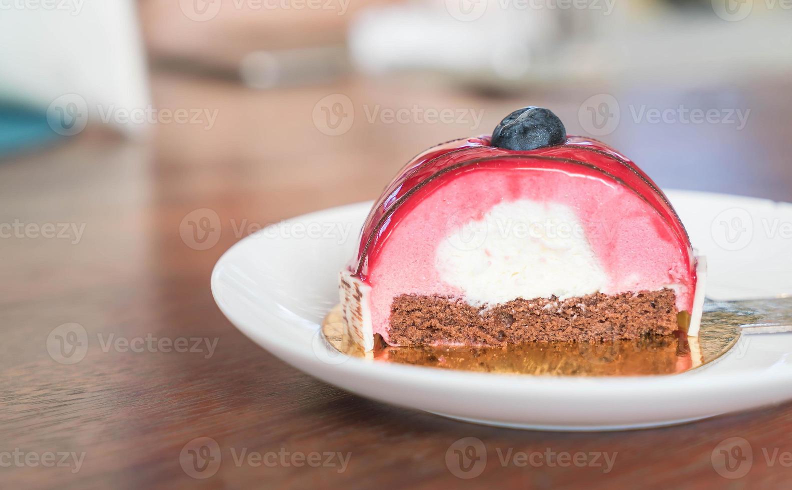 Himbeer-Mousse-Kuchen foto