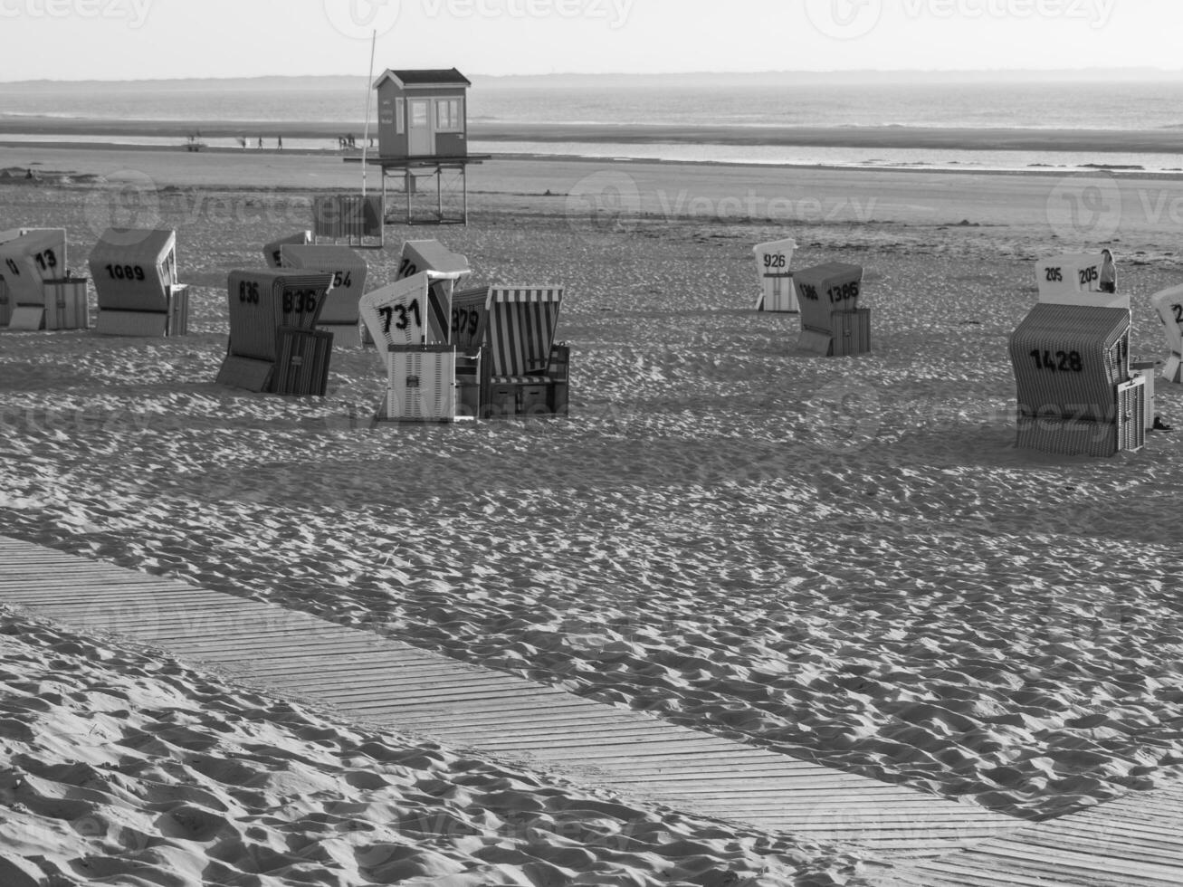 das Insel von Langeoog im Deutschland foto