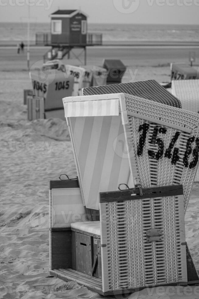 Langeoog Insel im das Norden Meer foto