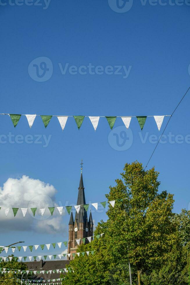 Sommer- Zeit im das Deutschland Westfalen foto