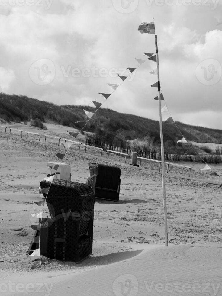 Insel im das Deutsche Norden Meer foto