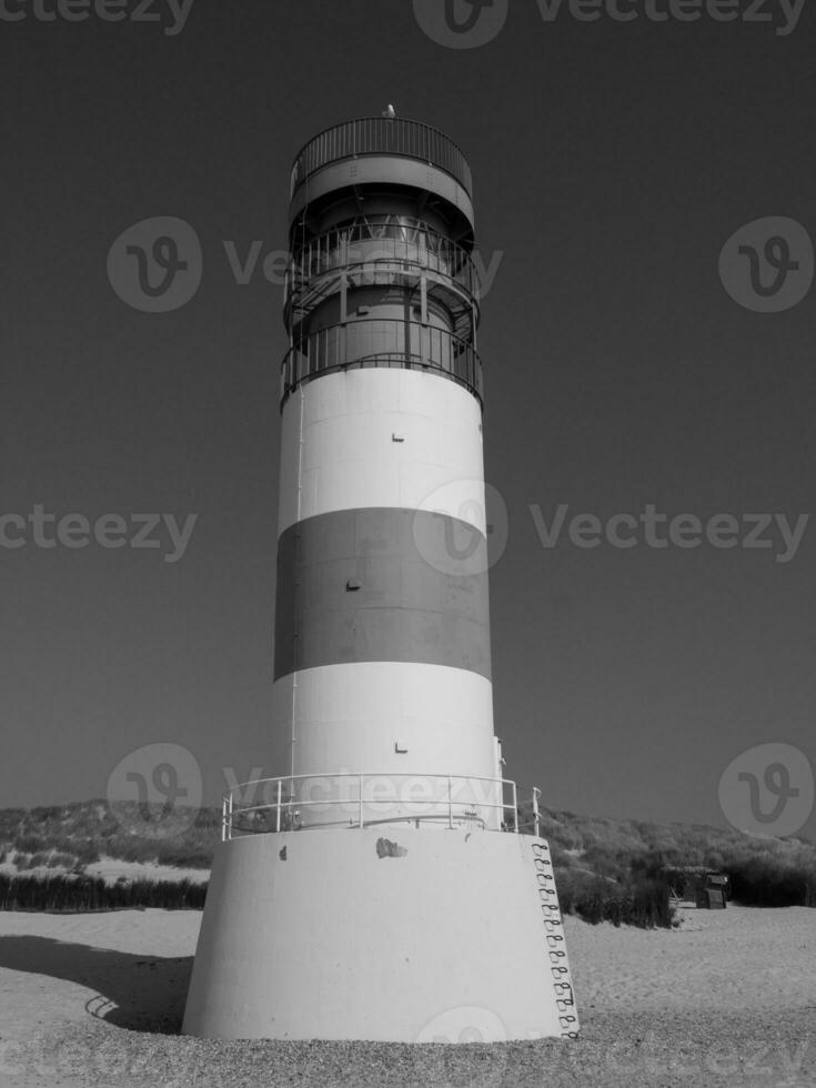 Deutsche Insel im das Norden Meer foto