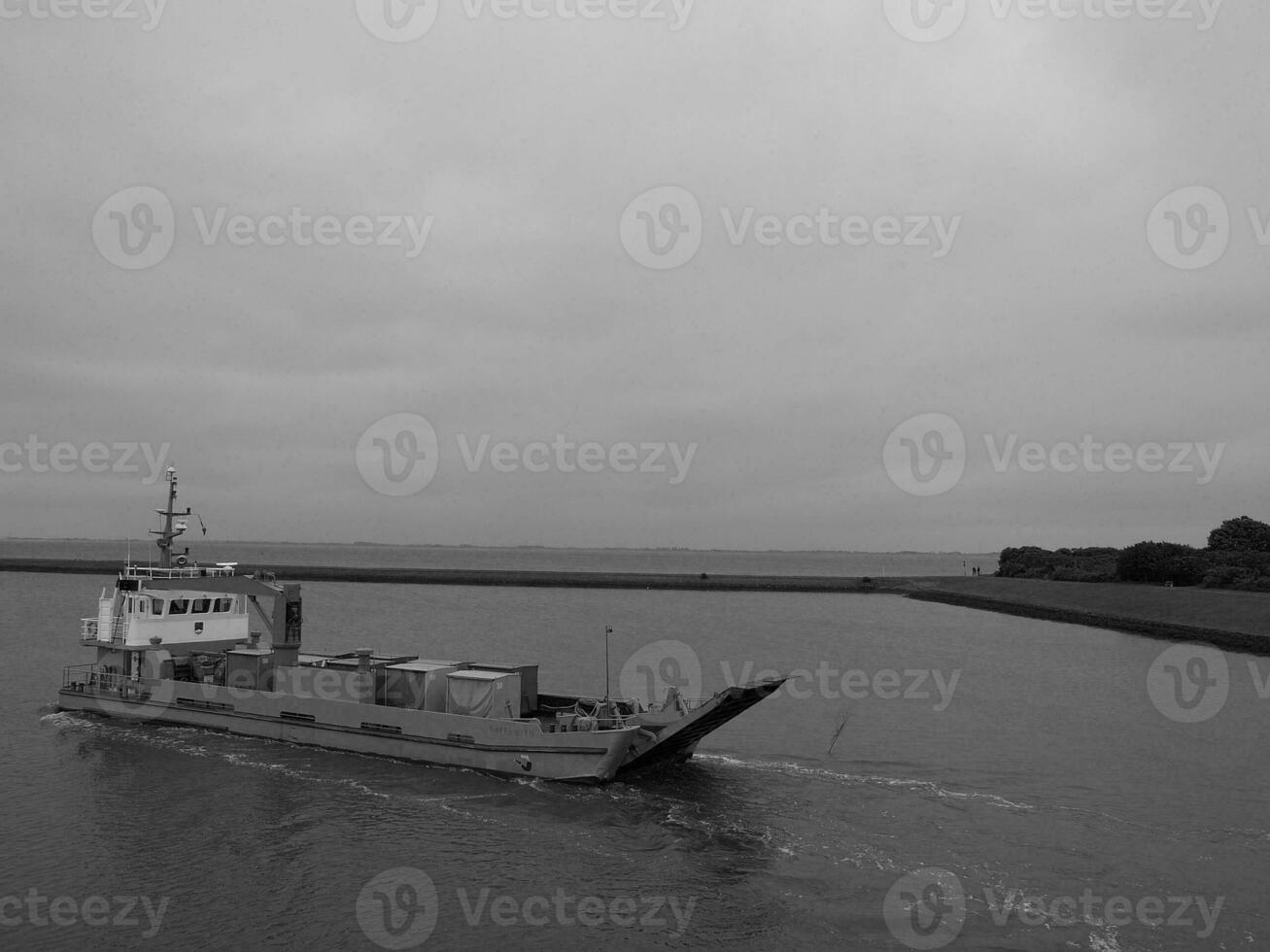 Deutsche Insel im das Norden Meer foto