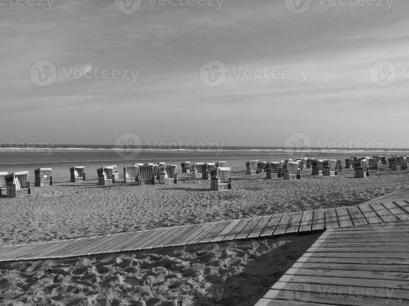 Sommer- Zeit beim das Deutsche Norden Meer foto