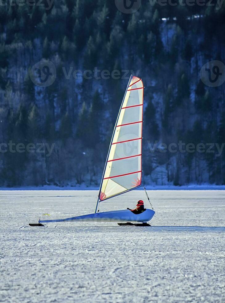 Eis Yacht oder Boot foto