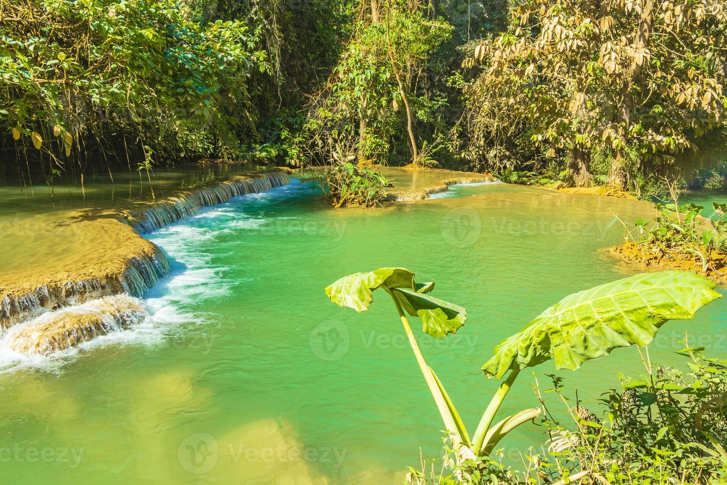 Kuang Si Wasserfall in Luang Prabang, Laos foto