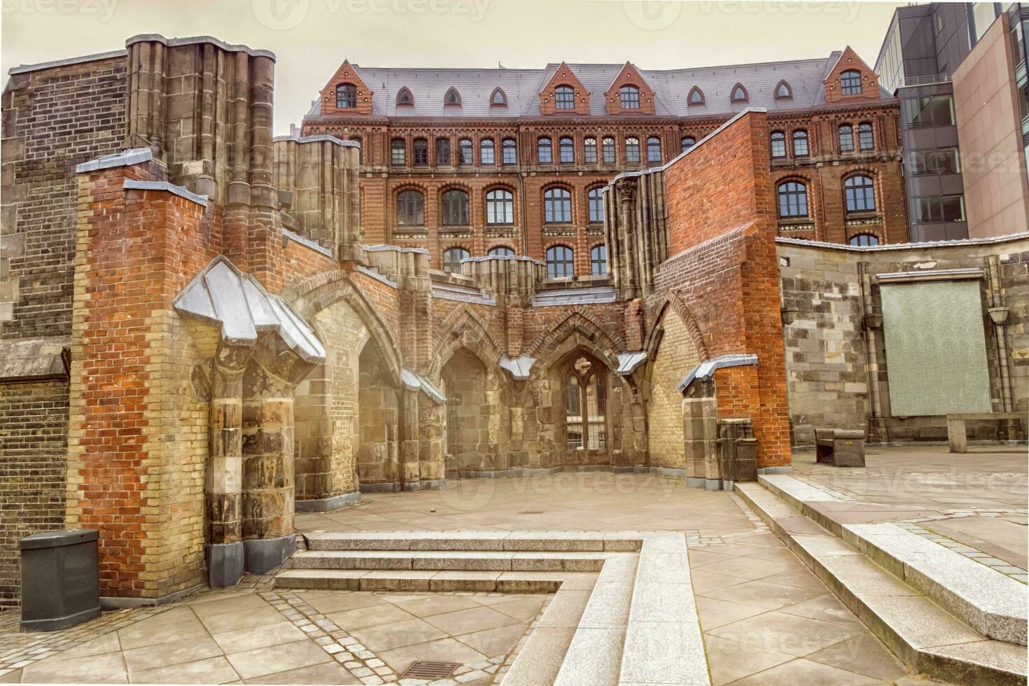 Überreste von das Heilige Nikolaus Kirche, Hamburg, Deutschland foto