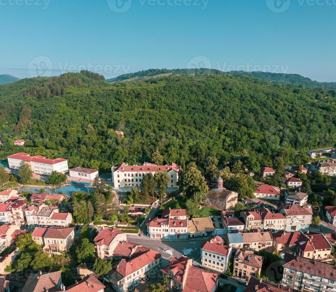 Luftbild von Dryanovo, Bulgarien foto