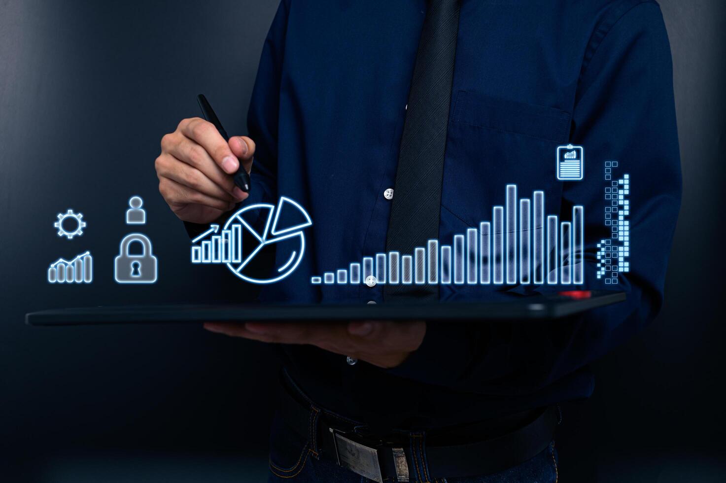 Grafik Investoren Aktienwirtschaft Symbol Abbildung Börse foto