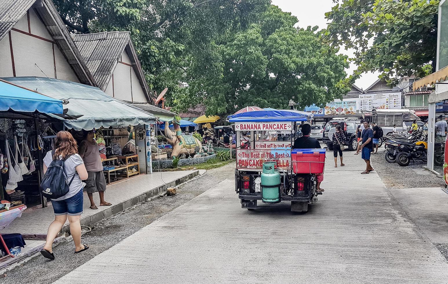 Bars und Restaurants in Bo Phut auf Koh Samui, Thailand, 2018 foto