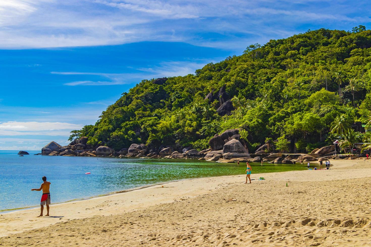 Blick auf den Silver Beach auf Koh Samui, Thailand, 2018 foto