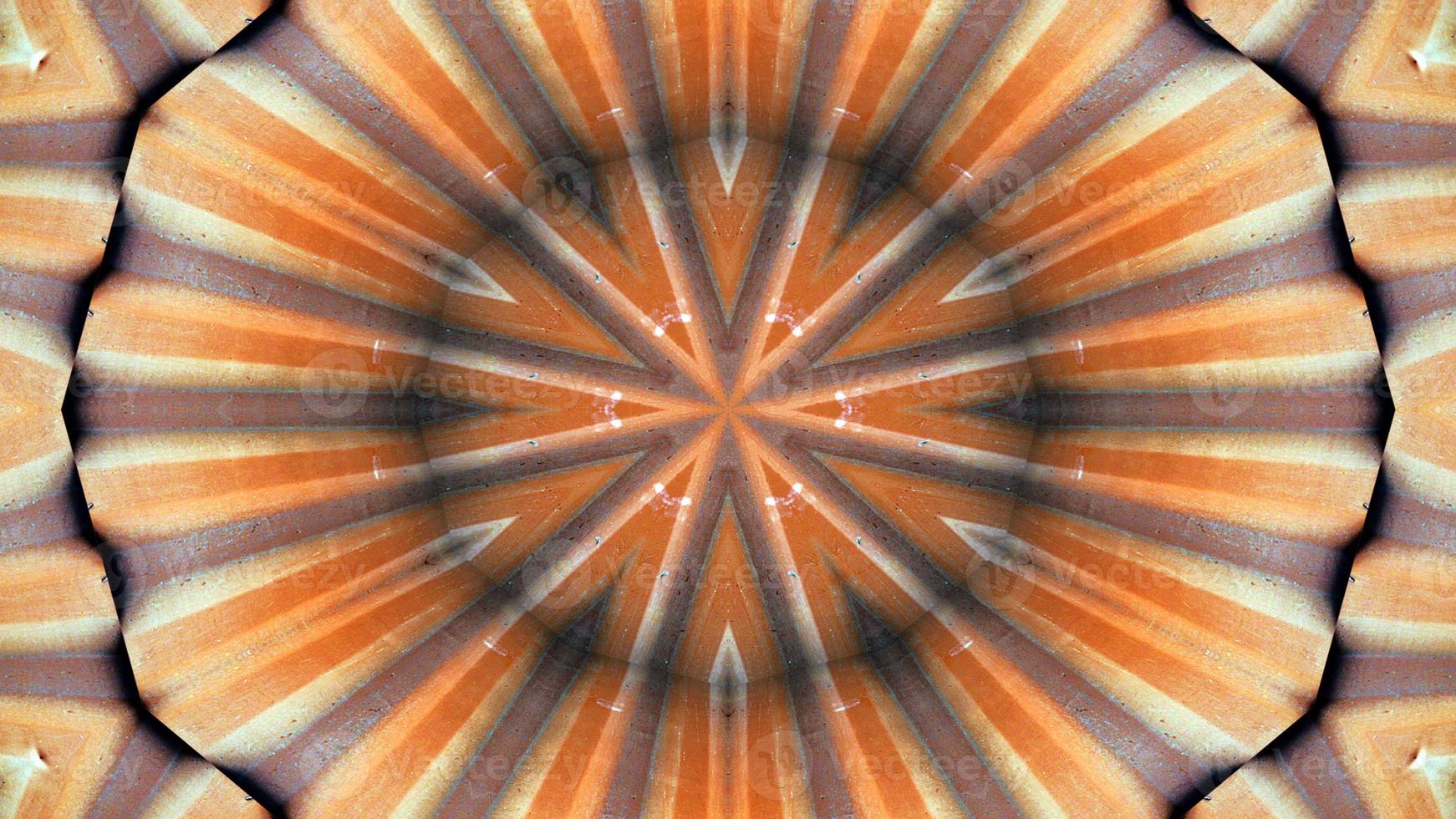 buntes hypnotisches symmetrisches Kaleidoskop foto