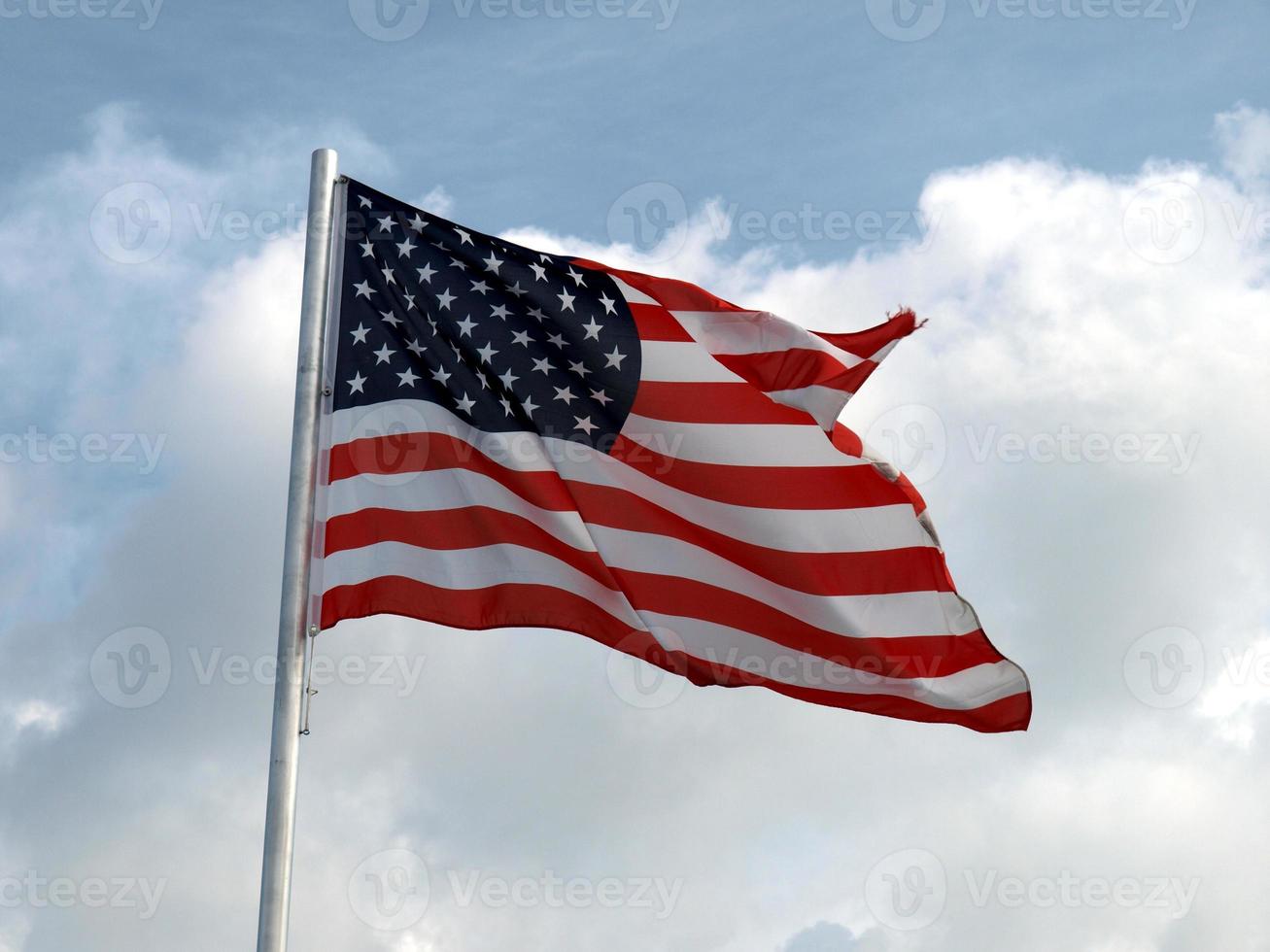 USA-Flagge der Vereinigten Staaten foto