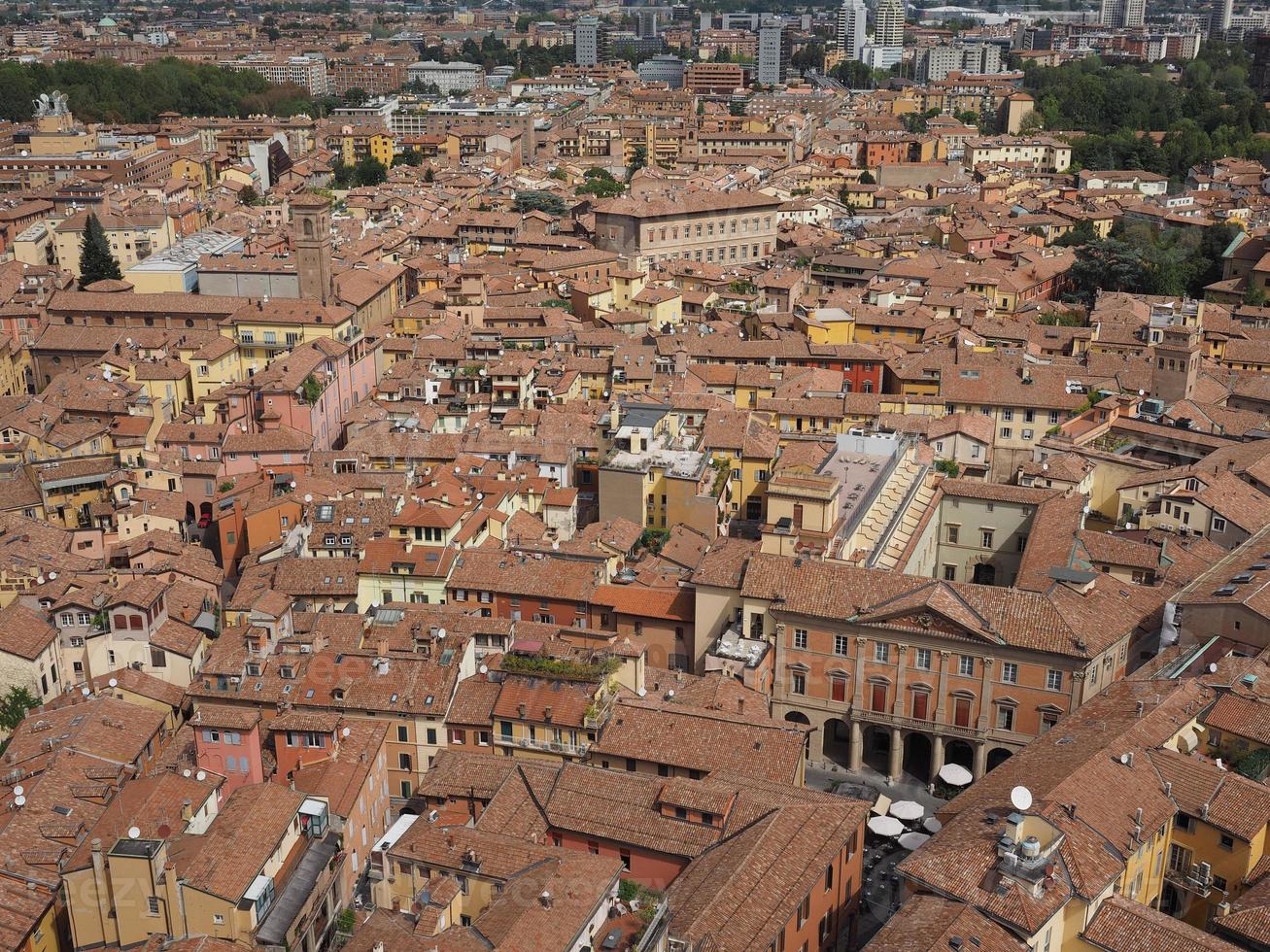 Luftaufnahme von Bologna foto