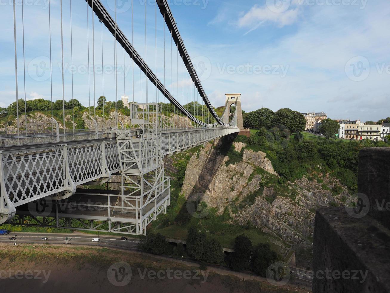 clifton hängebrücke in bristol foto