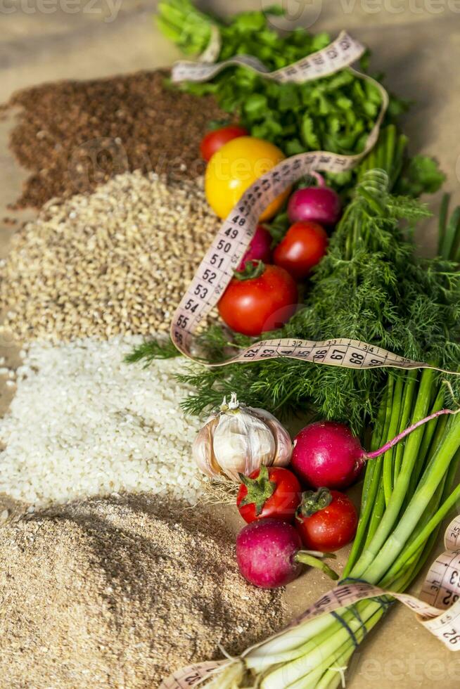 frisch Gemüse. nützlich und gesund Essen foto