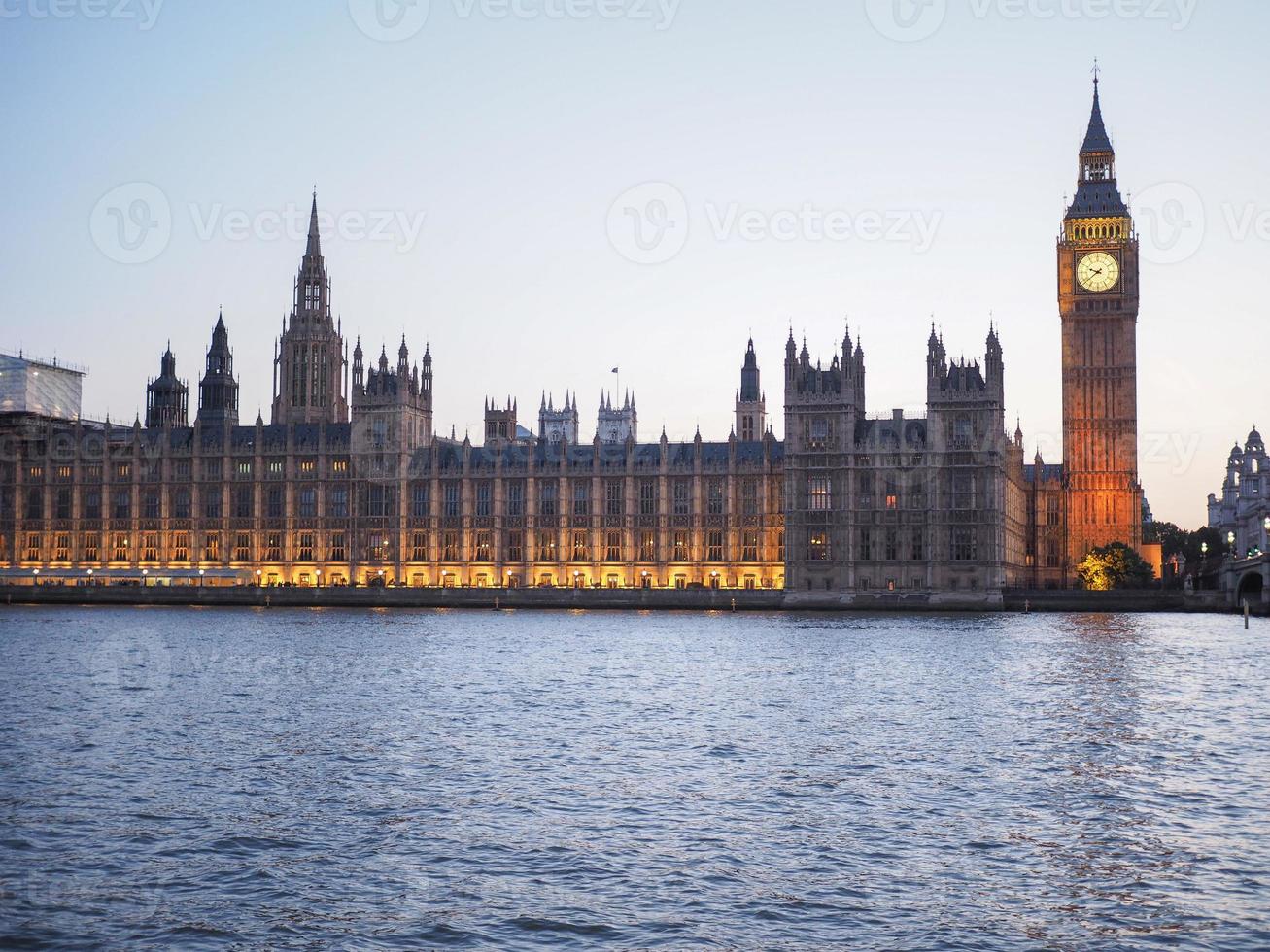 Parlamentsgebäude in London foto