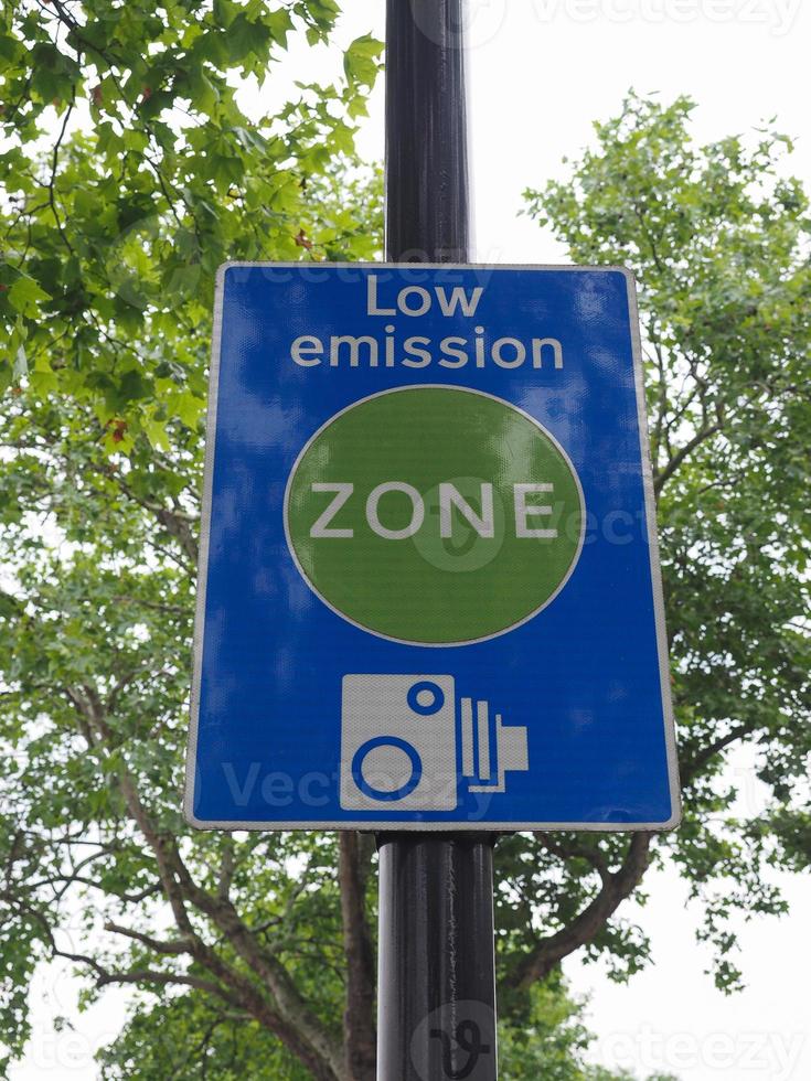 Zeichen der Umweltzone in London? foto