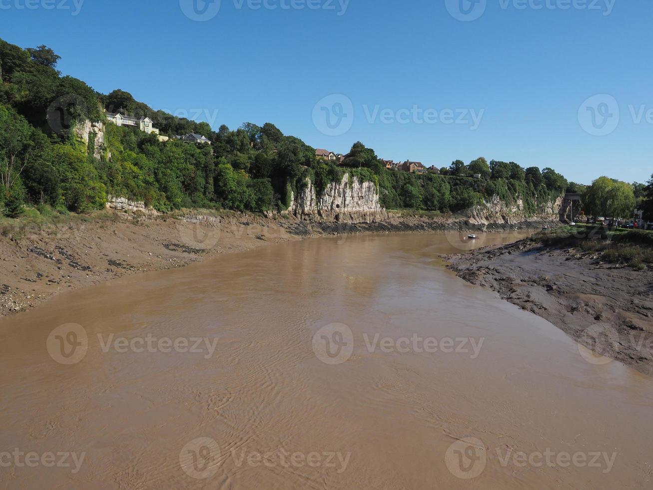 Fluss Wye in Chepstow foto