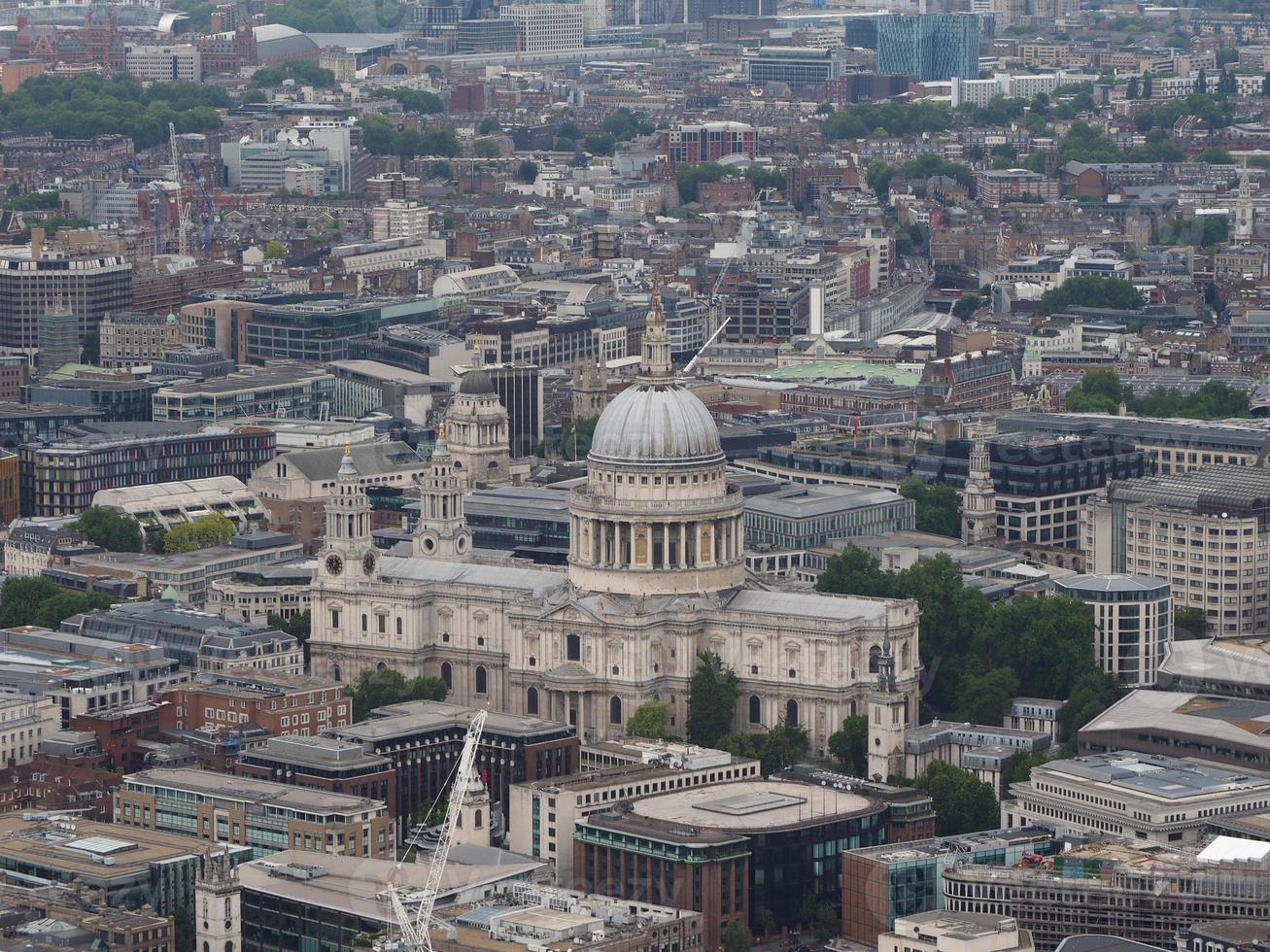 Luftaufnahme von London foto