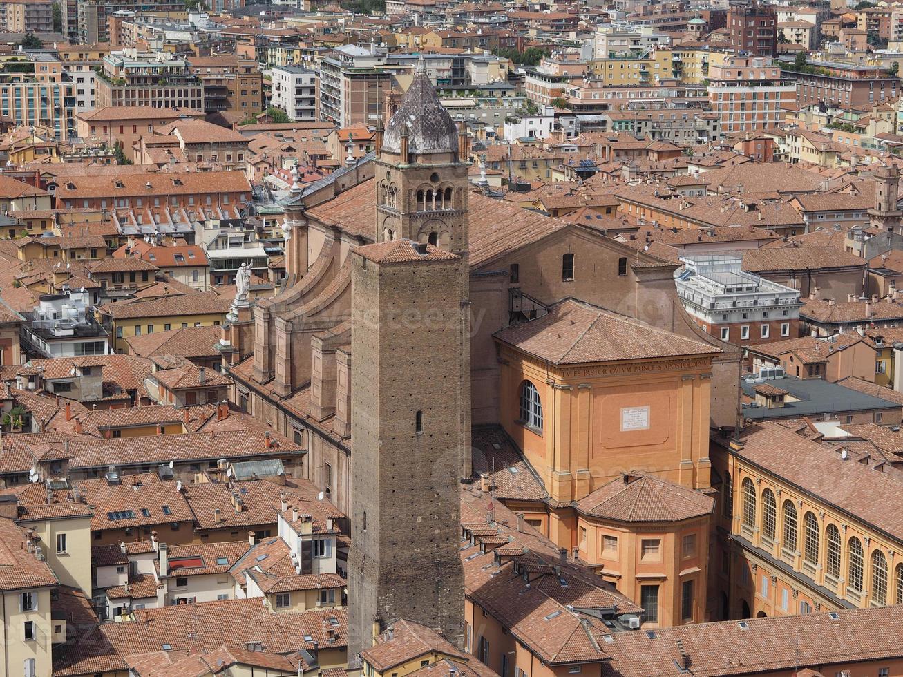 Luftaufnahme von Bologna foto