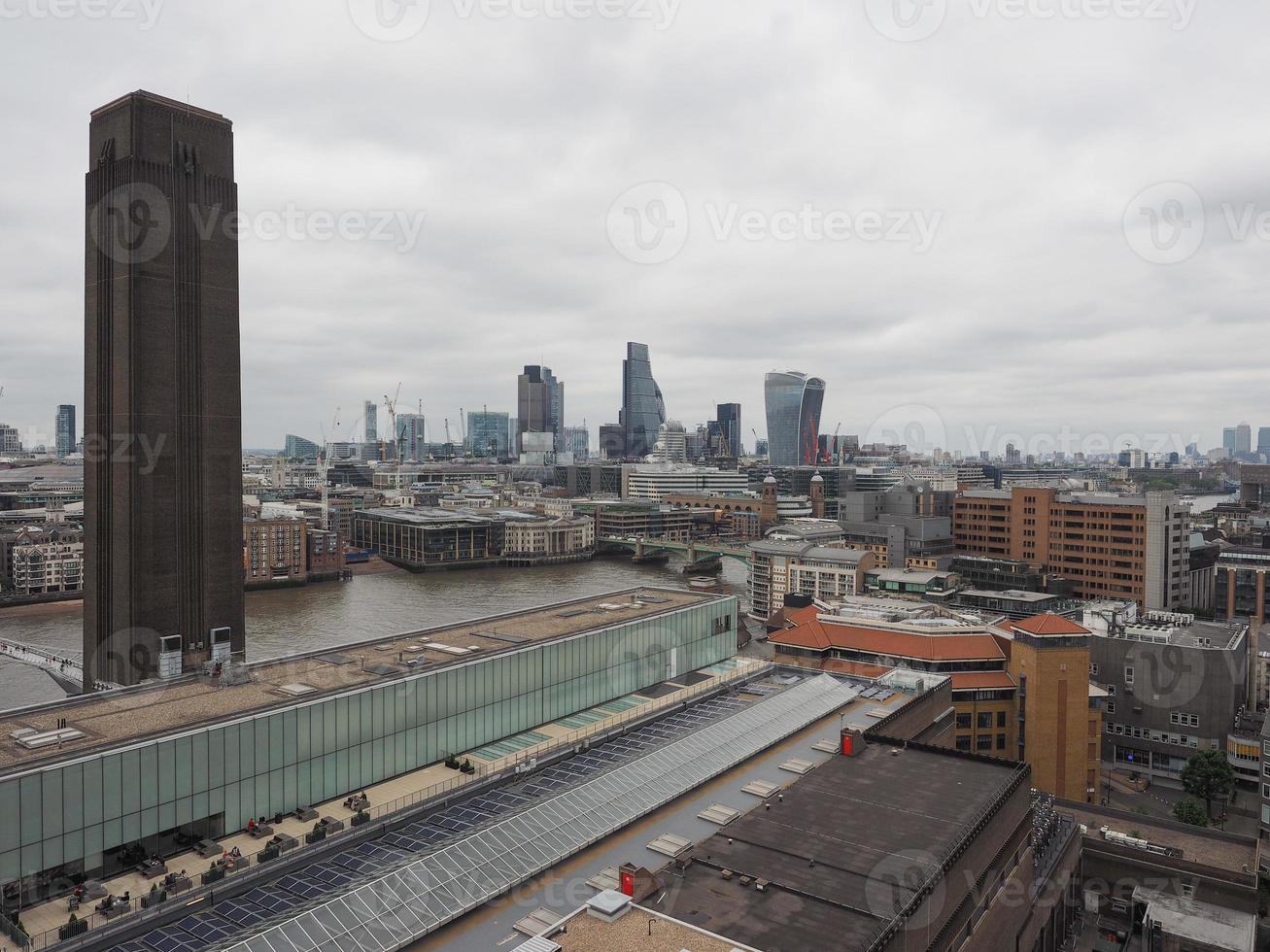 Luftaufnahme von London foto