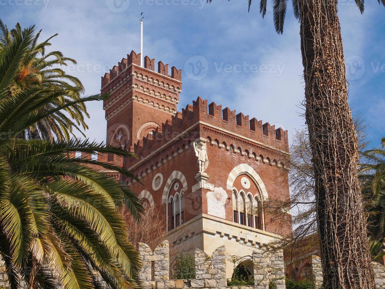 Albertis Castle in Genua Italien foto