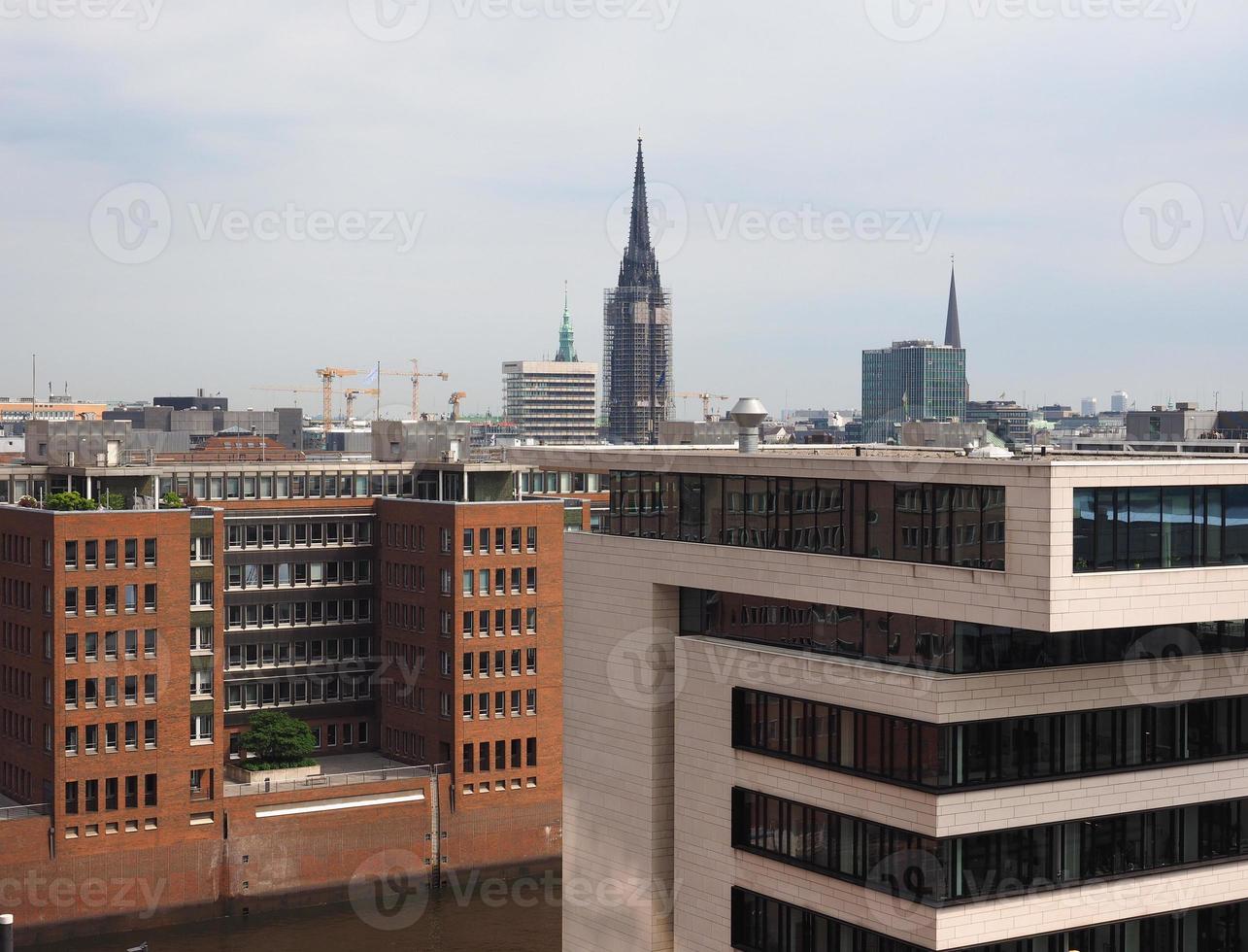 Hamburger Skyline-Blick foto