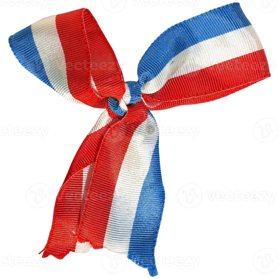 Frankreichs Nationalflaggenkokarde foto