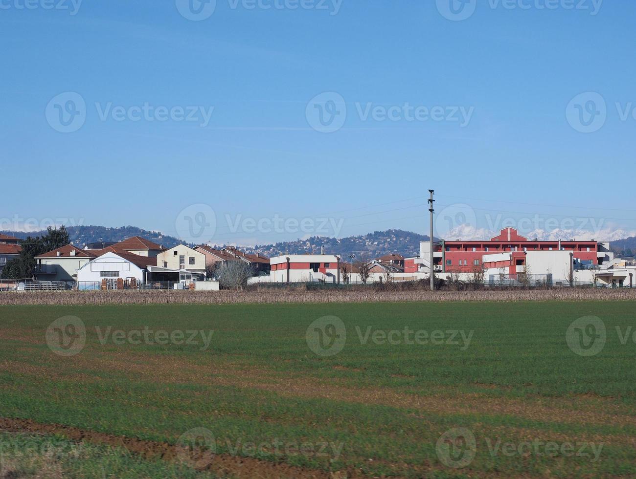 Blick auf die Stadt Chieri foto