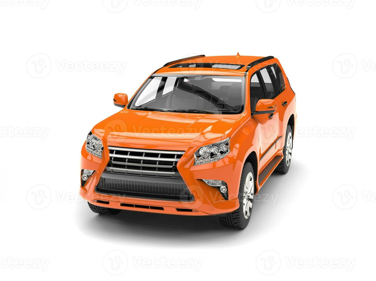 verlockend Orange modern suv - - Studio Schuss foto