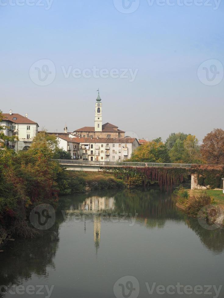 Blick auf die Stadt Venaria foto