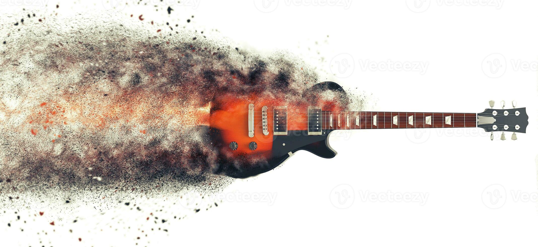 schwer Felsen Gitarre - - Partikel fx foto