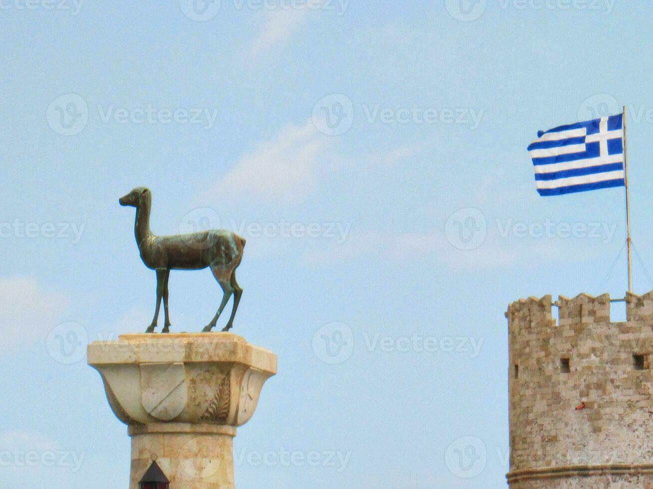 Monument auf Rhodos foto