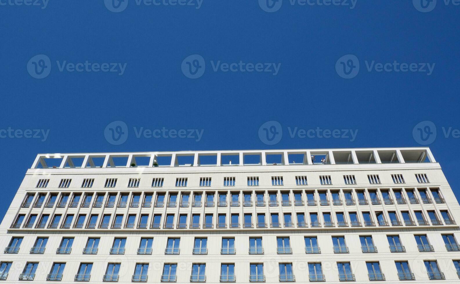 modern Geschäft Gebäude - - Weiß Beton foto
