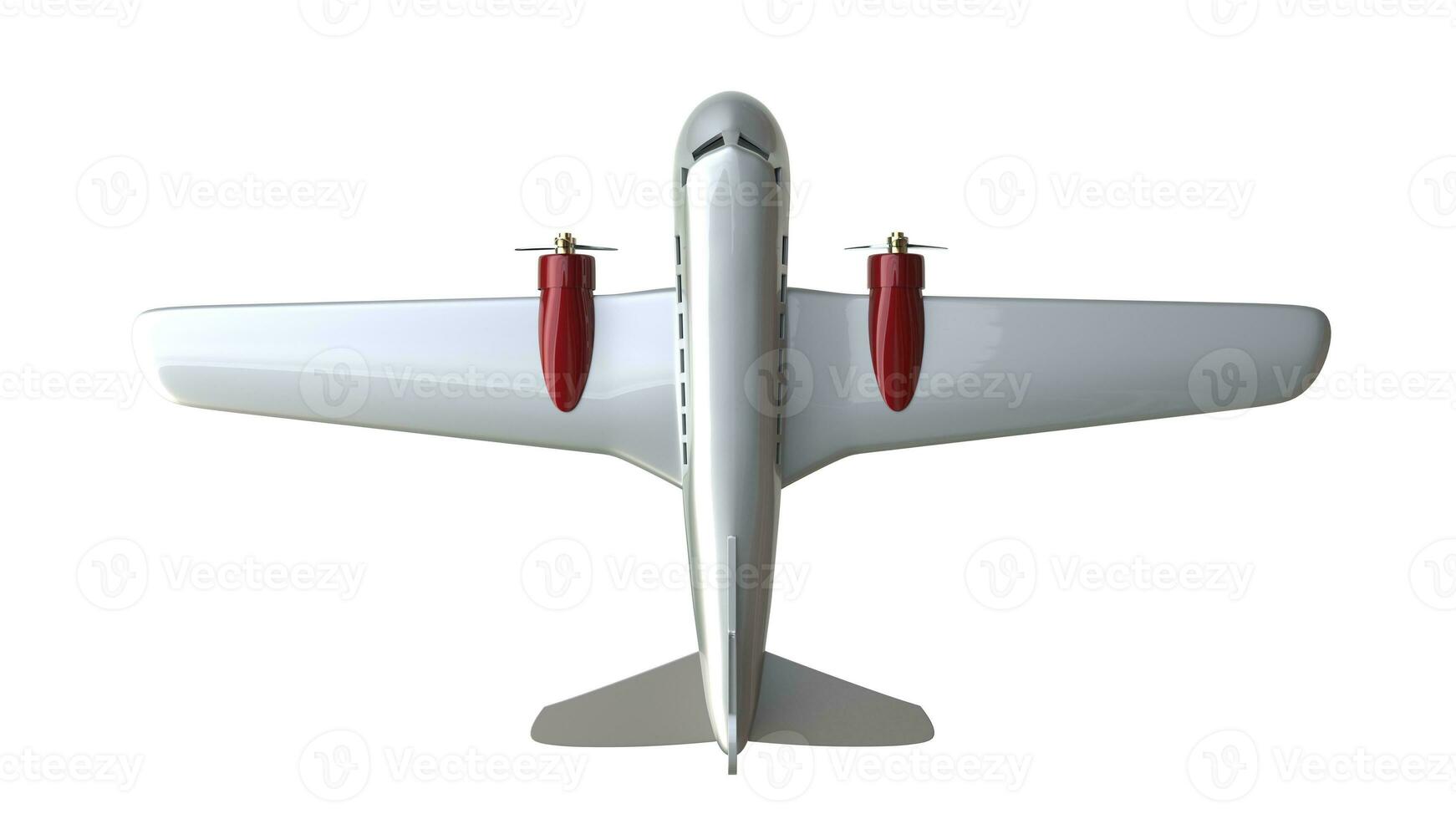 Neu metallisch Spielzeug Flugzeug foto
