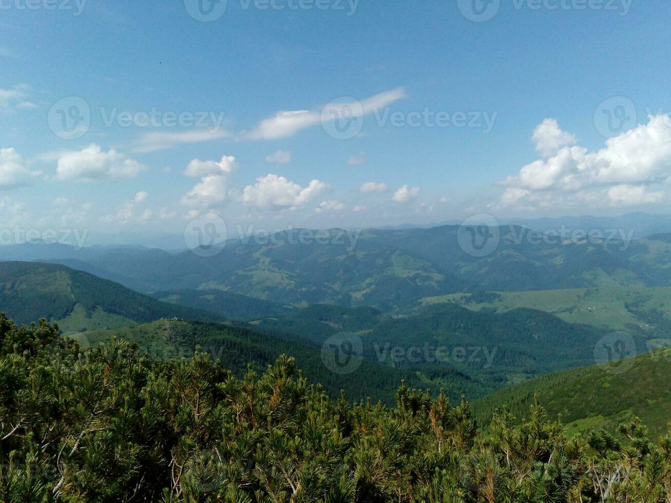 Berge Landschaft natürlich Hintergrund foto