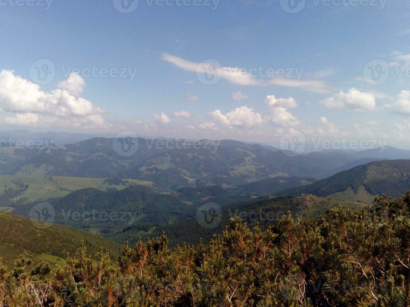 Berge Landschaft natürlich Hintergrund foto