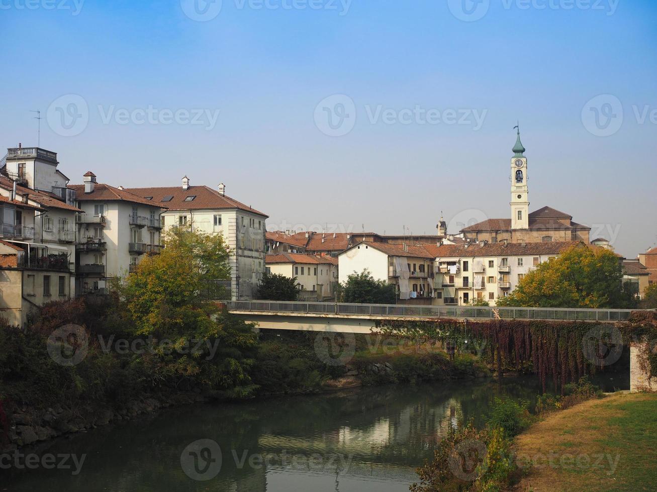 Blick auf die Stadt Venaria foto