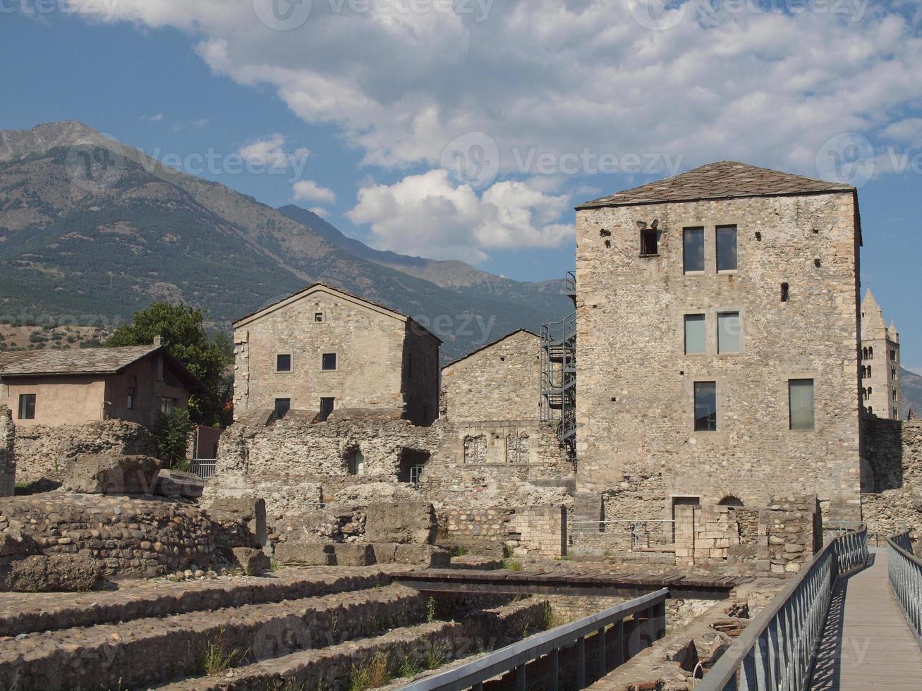 römisches theater aosta foto