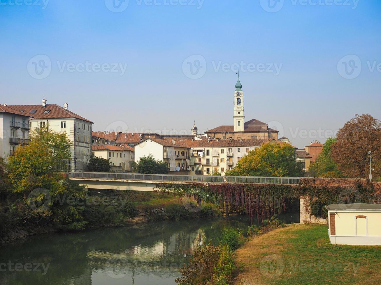 Blick auf die Stadt Venaria foto
