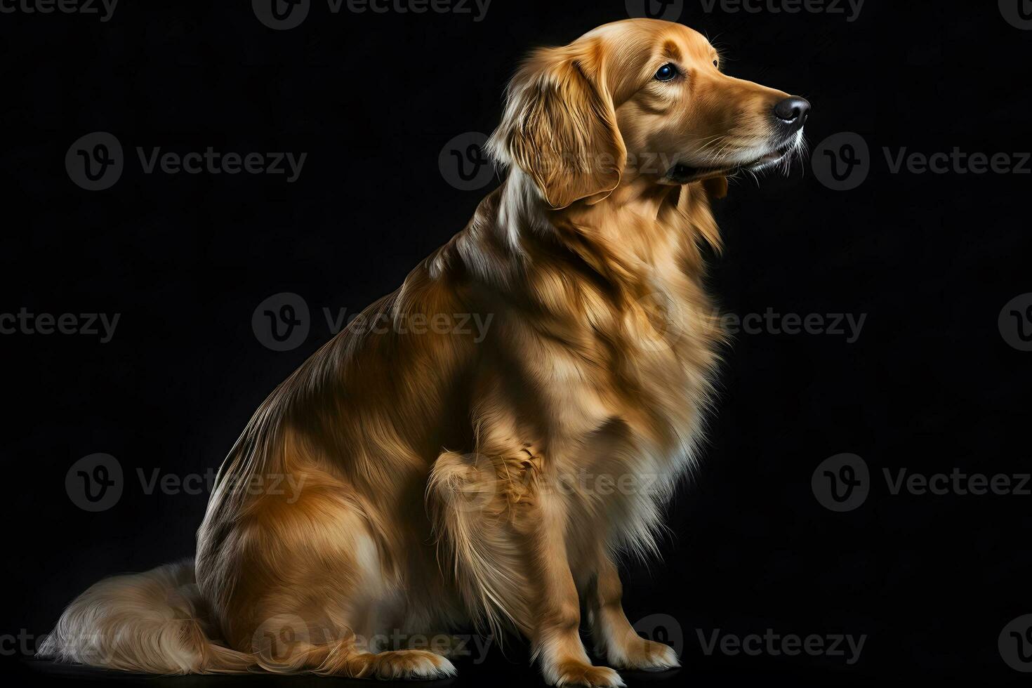 Schönheit golden Retriever Hund. neural Netzwerk ai generiert foto