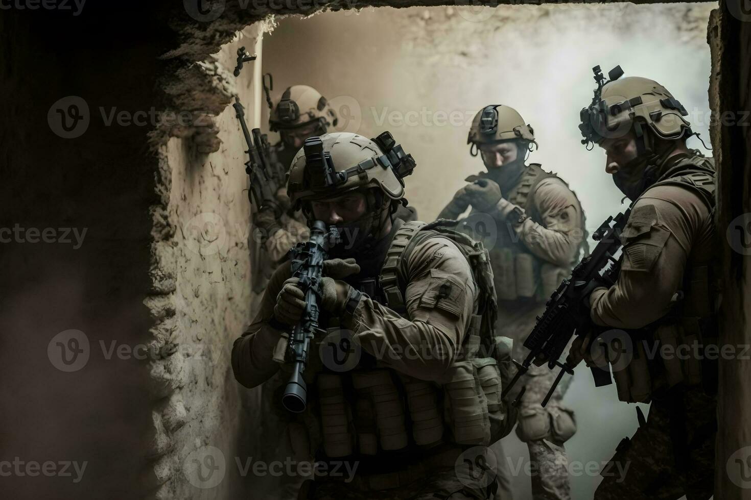 uns Heer Besondere Kräfte Gruppe Soldat. neural Netzwerk ai generiert foto