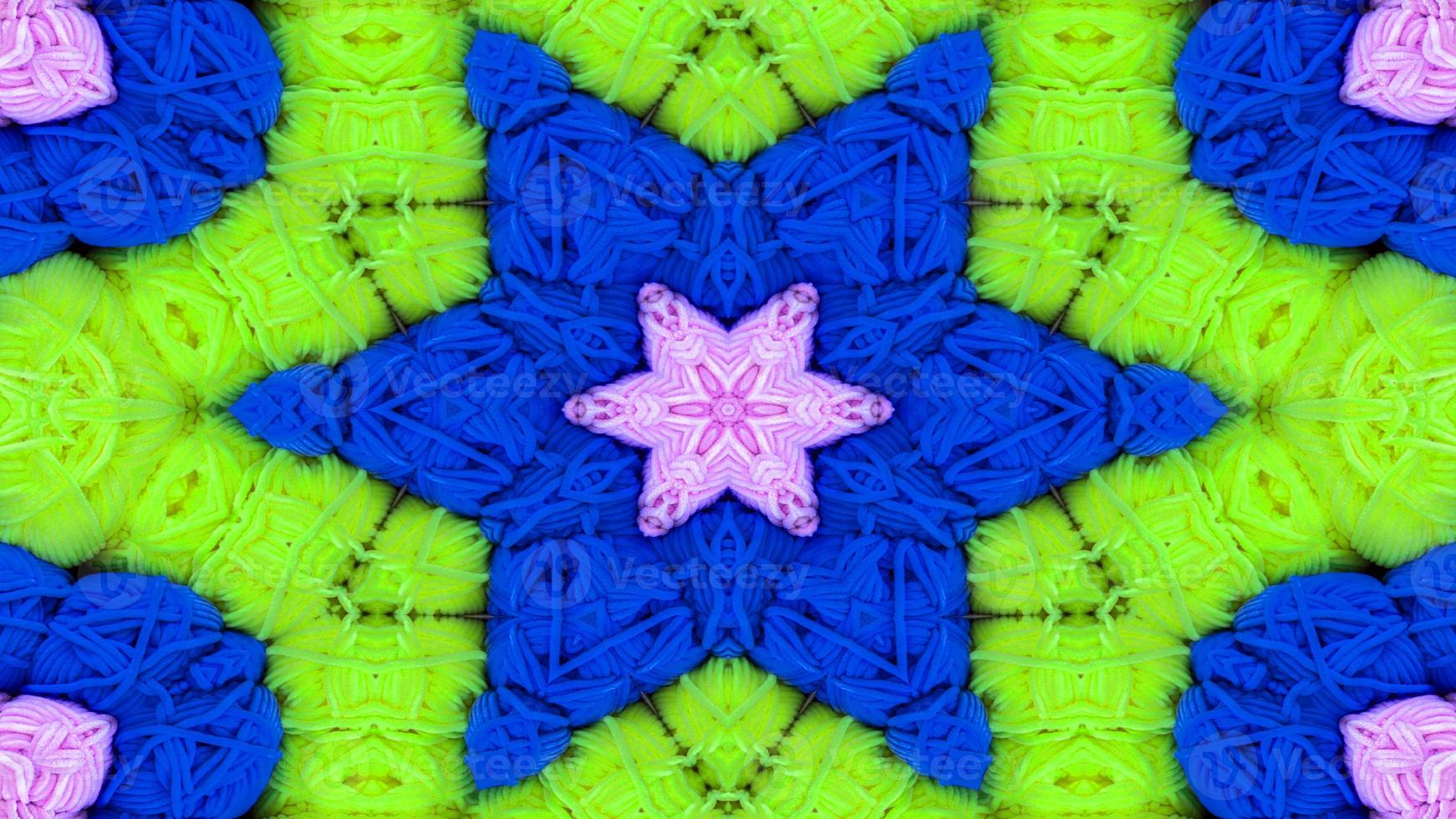 abstraktes buntes symmetrisches Kaleidoskop foto