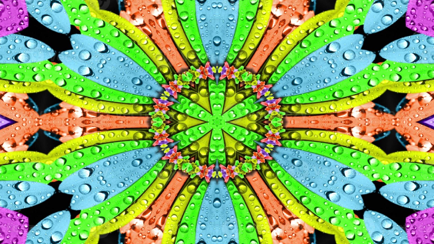 Kaleidoskop der Wasseroberfläche foto