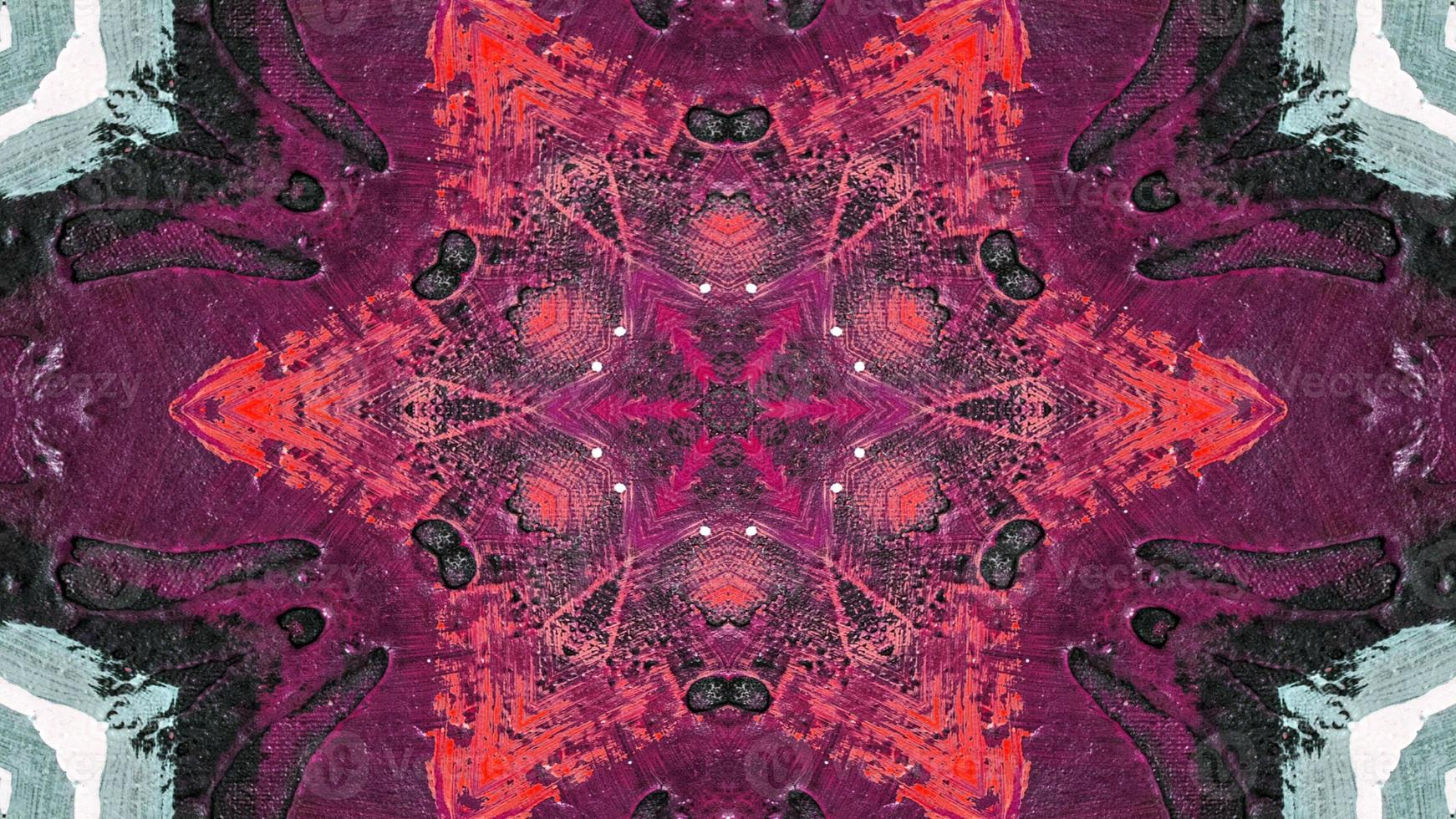 Farbtinte Pinsel Kaleidoskop foto