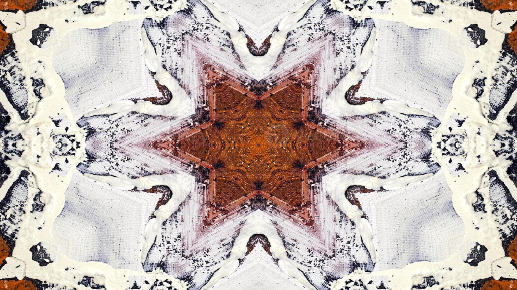 Farbtinte Pinsel Kaleidoskop foto