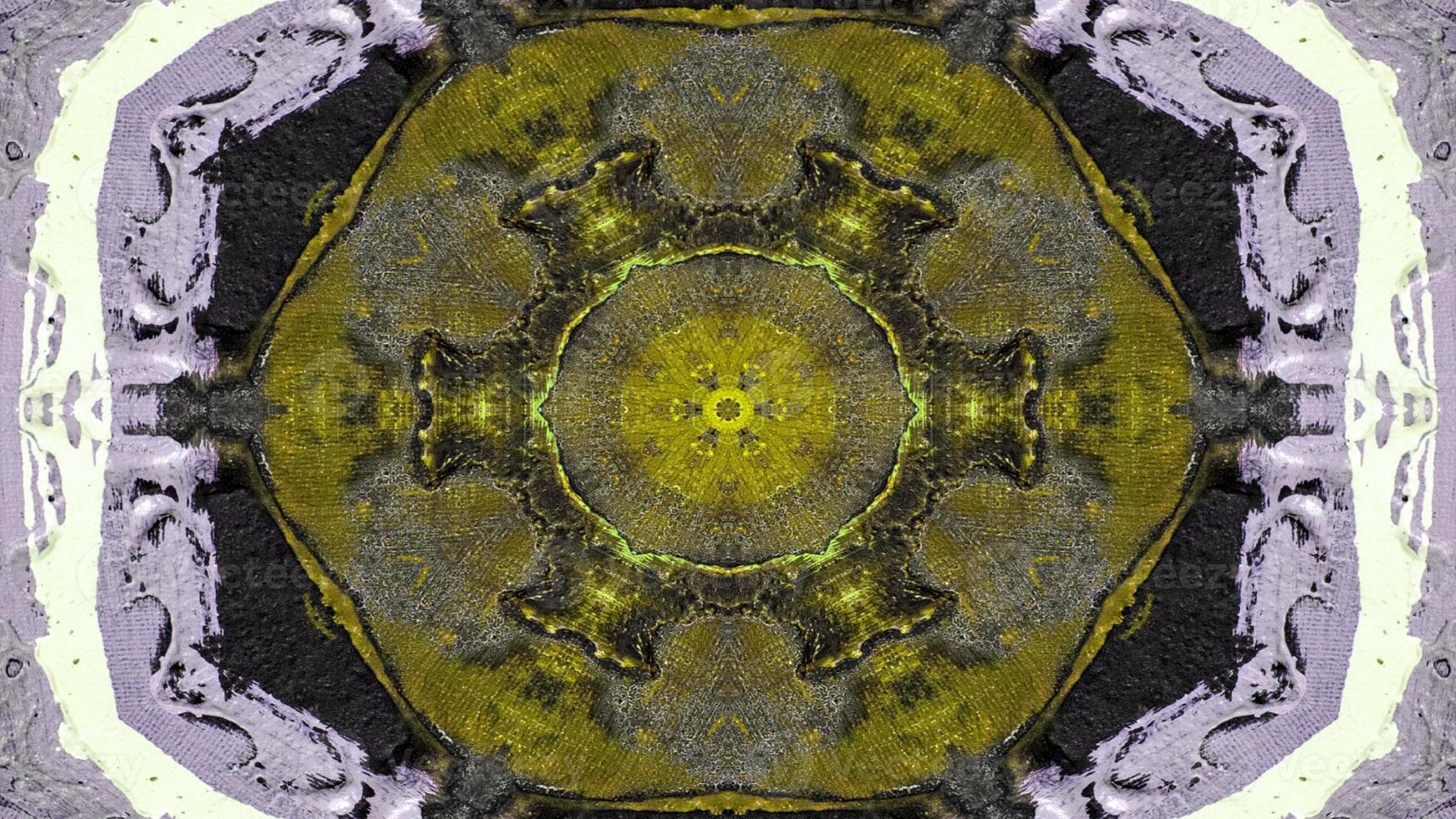 Farbtinte Pinsel Kaleidoskop foto