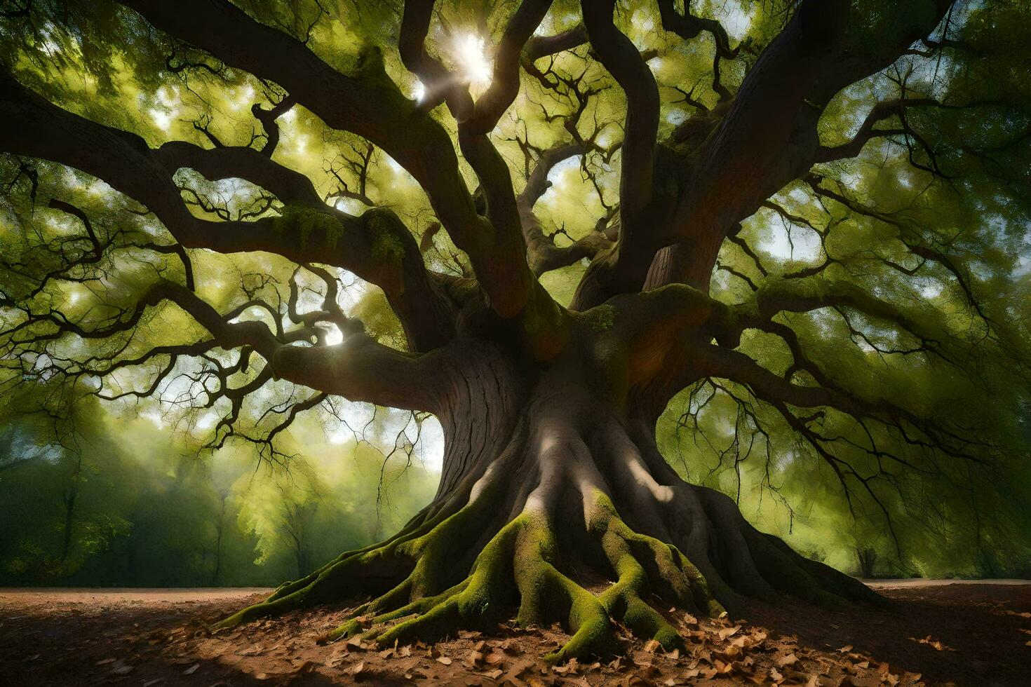 das Baum von Leben durch James Wyatt. KI-generiert foto