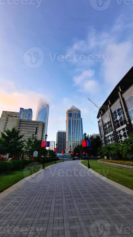 Straßenszenen rund um Charlotte, North Carolina foto